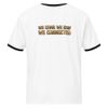 Side by Side Unisex Ringer Tee