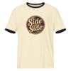 Side by Side Unisex Ringer Tee