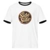 Side by Side Unisex Ringer Tee