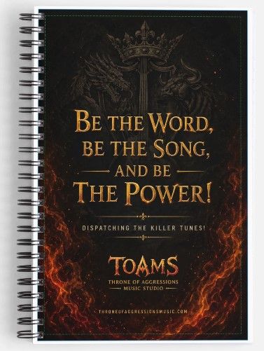 TOAMS 'Write a Song' Notebook1
