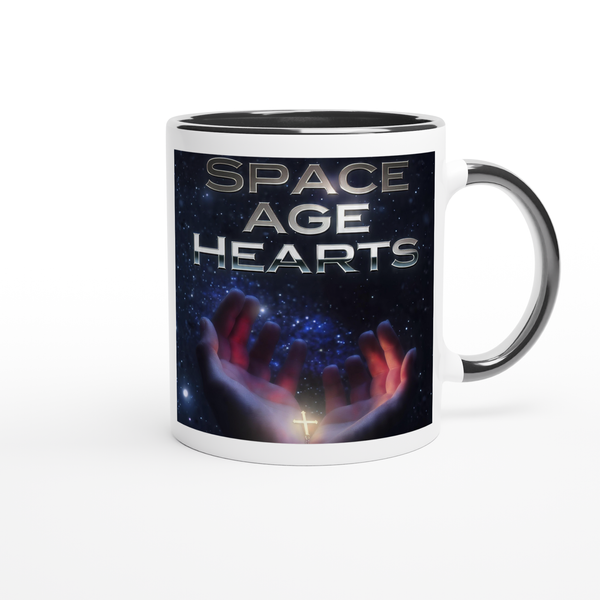 Space Age Hearts - Ceramic Mug