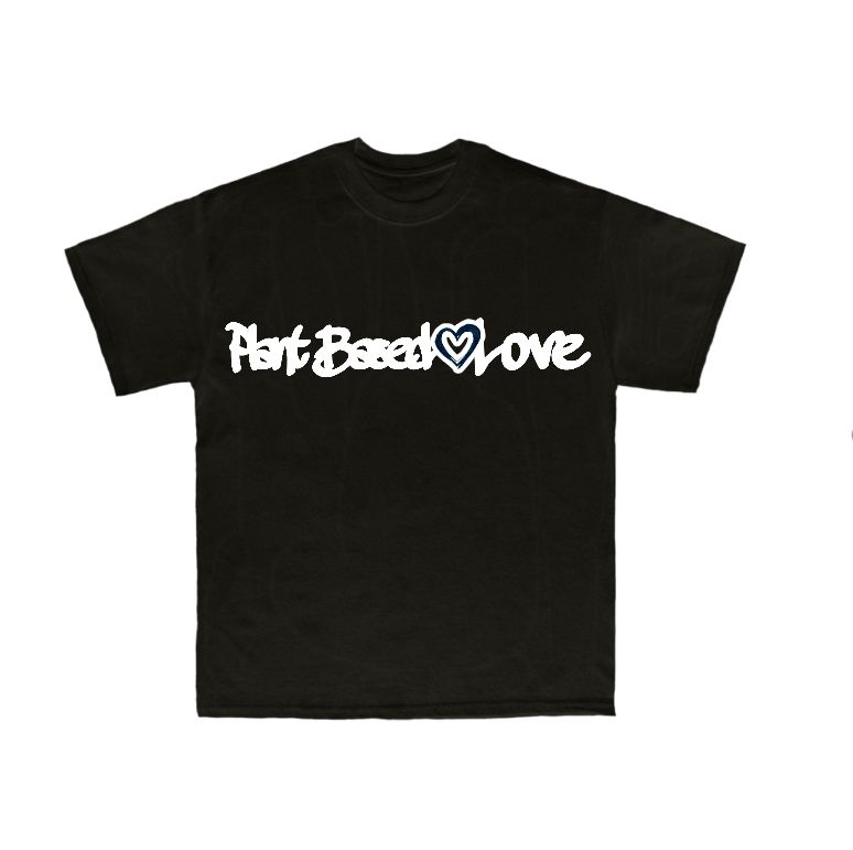 Plant Based Love T Shirt (Black)