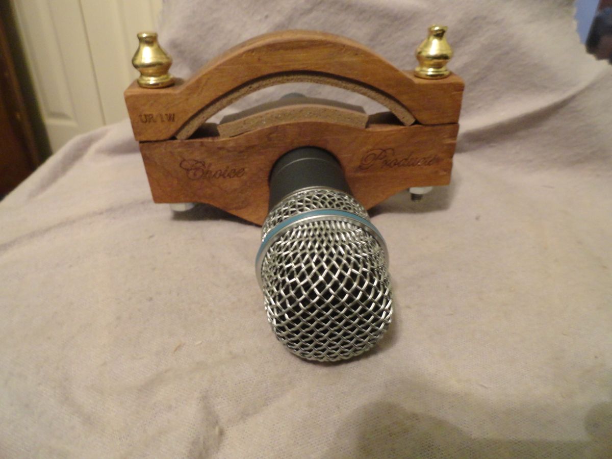 Walnut Upright Bass Microphone Adapter