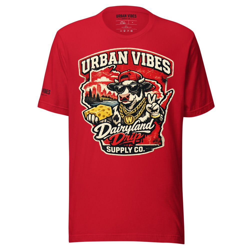 UVSC DAIRYLAND DRIP Unisex T-Shirt