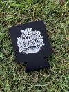 My Nextdoor Neighbor Can Cooler / Coozie (Black / Grass & Fence Logo)