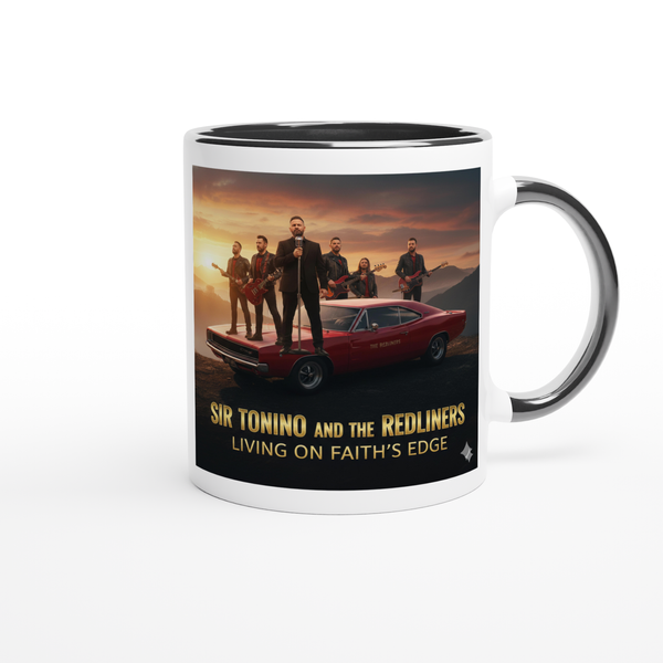 LIVING ON FAITH'S EDGE - Ceramic Mug