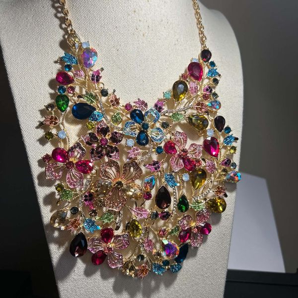 Crystal Floral Statement