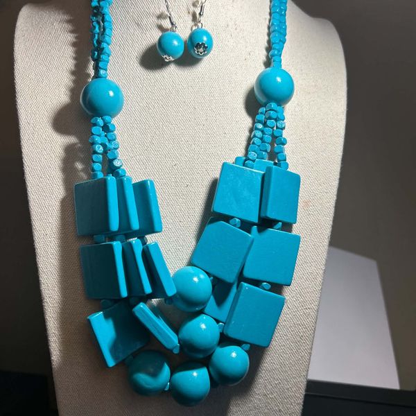 Turquoise Blue Block