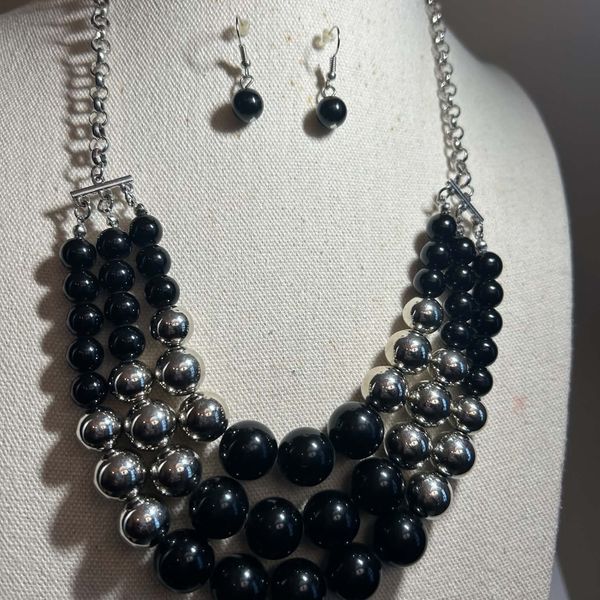 Black Silver Multi