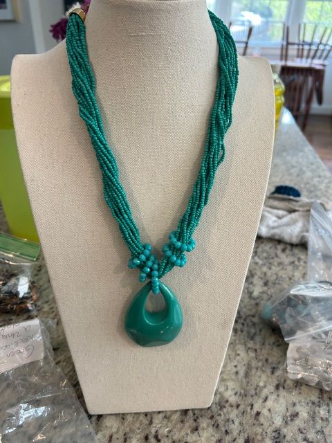 Teal Tassel