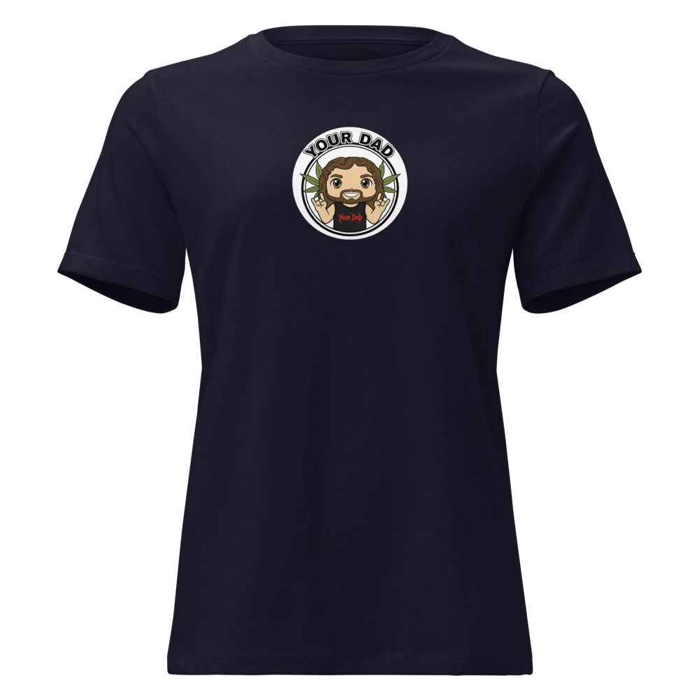 WOMENS FLYER FRIENDLY OFFICIAL YOUR DAD T-SHIRT