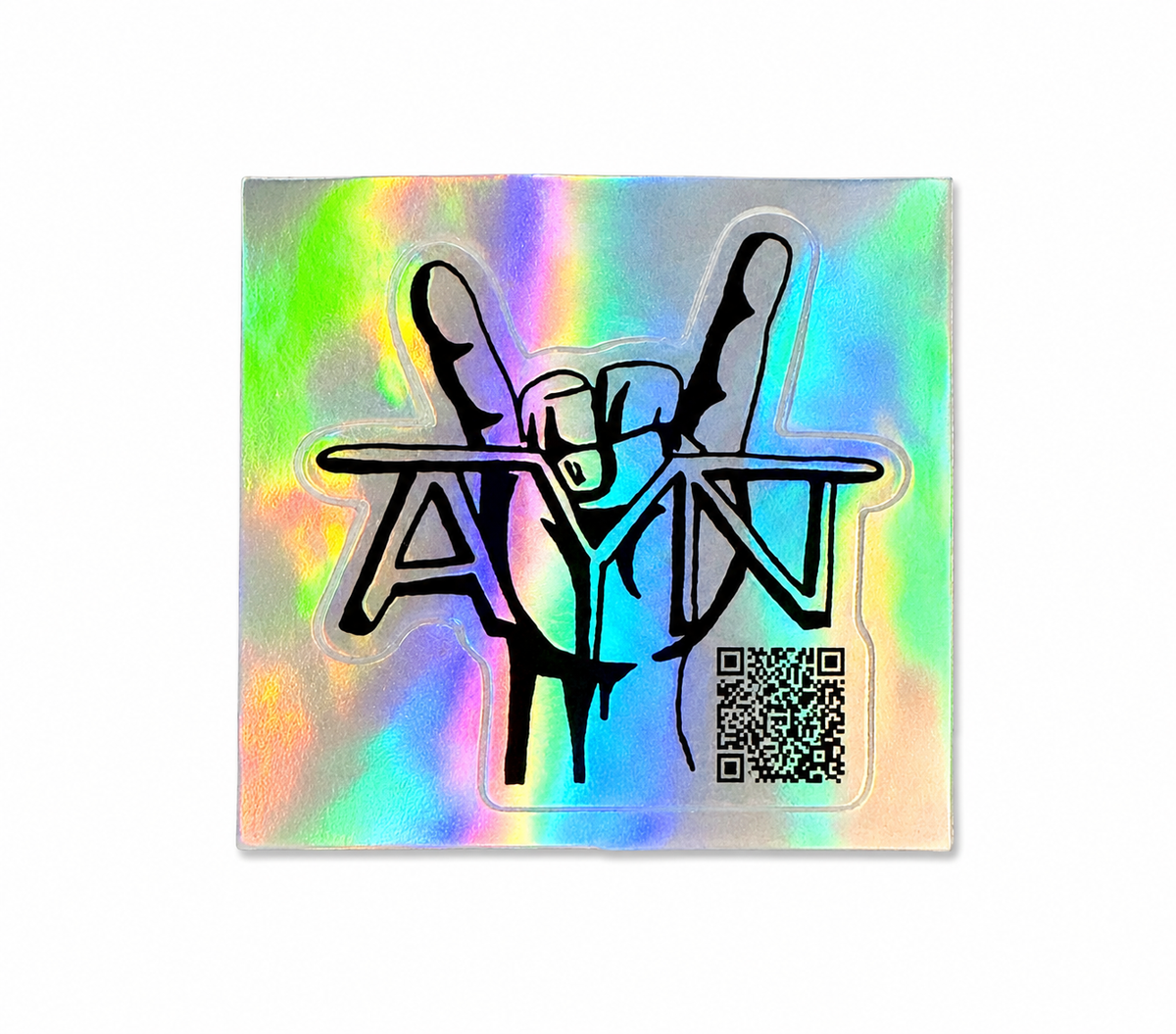 AYN Holograph Hand Sticker