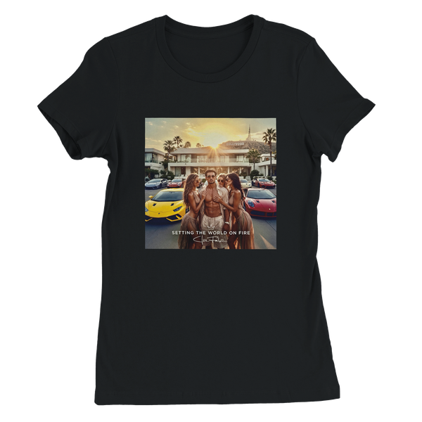 SETTING THE WORLD ON FIRE - Women’s Cut T-Shirt