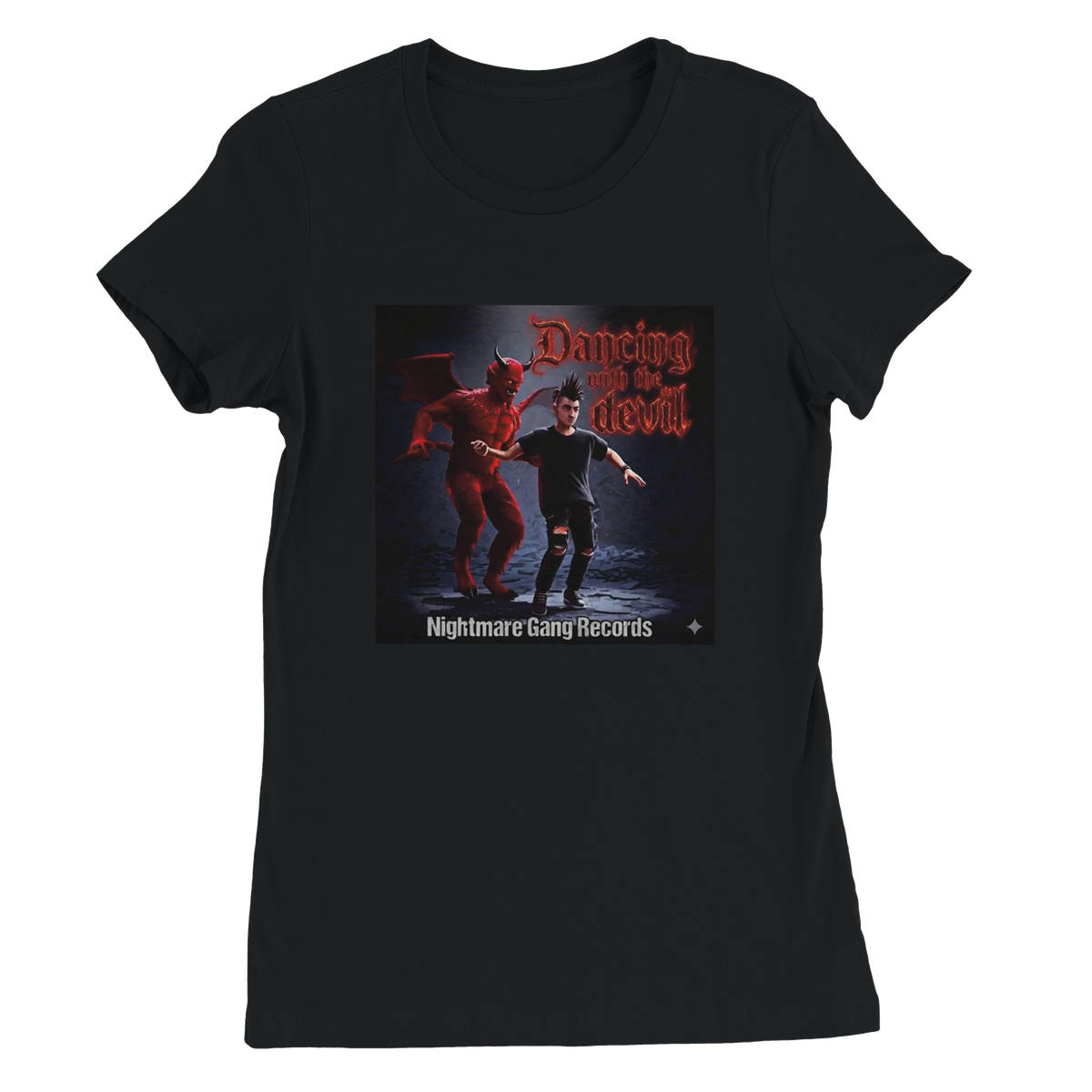 Dancng With the Devil (Trill Testimony) (feat. CVengeance & Lil Dro) - Women’s Cut T-Shirt