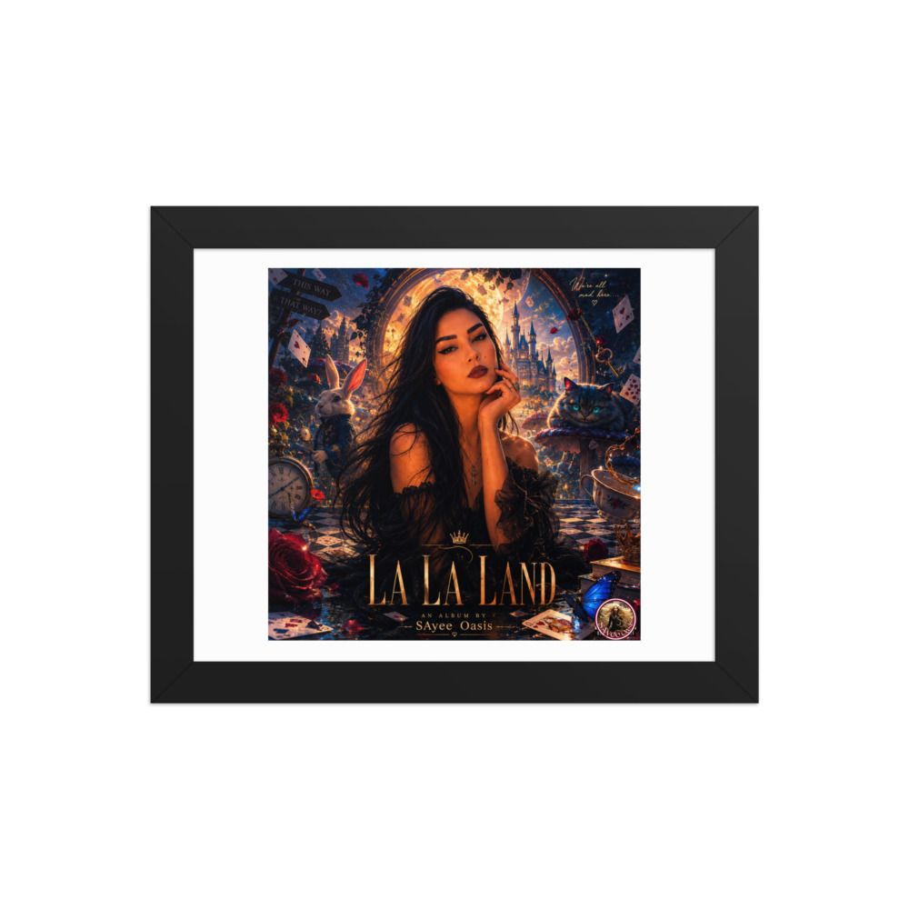 Premium Luster Photo Paper Framed Poster (in)