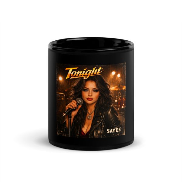 Black Glossy Mug