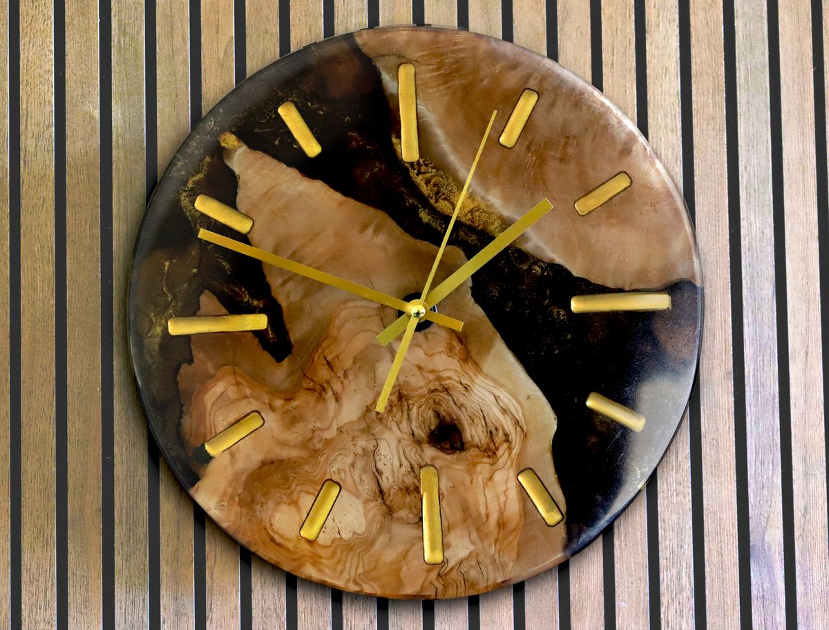 Gold Swank - Wall Clock Decor