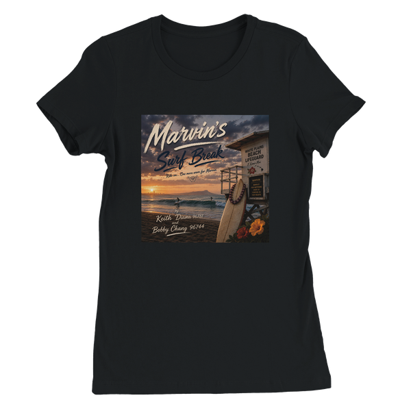 Marvin's Surf Break - Women’s Cut T-Shirt
