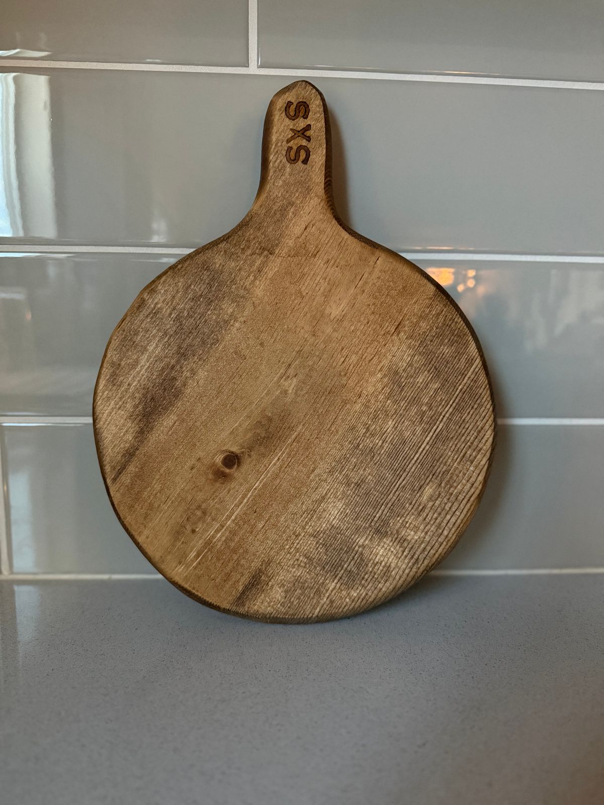 Walnut Stained Pine Wood Cutting Board