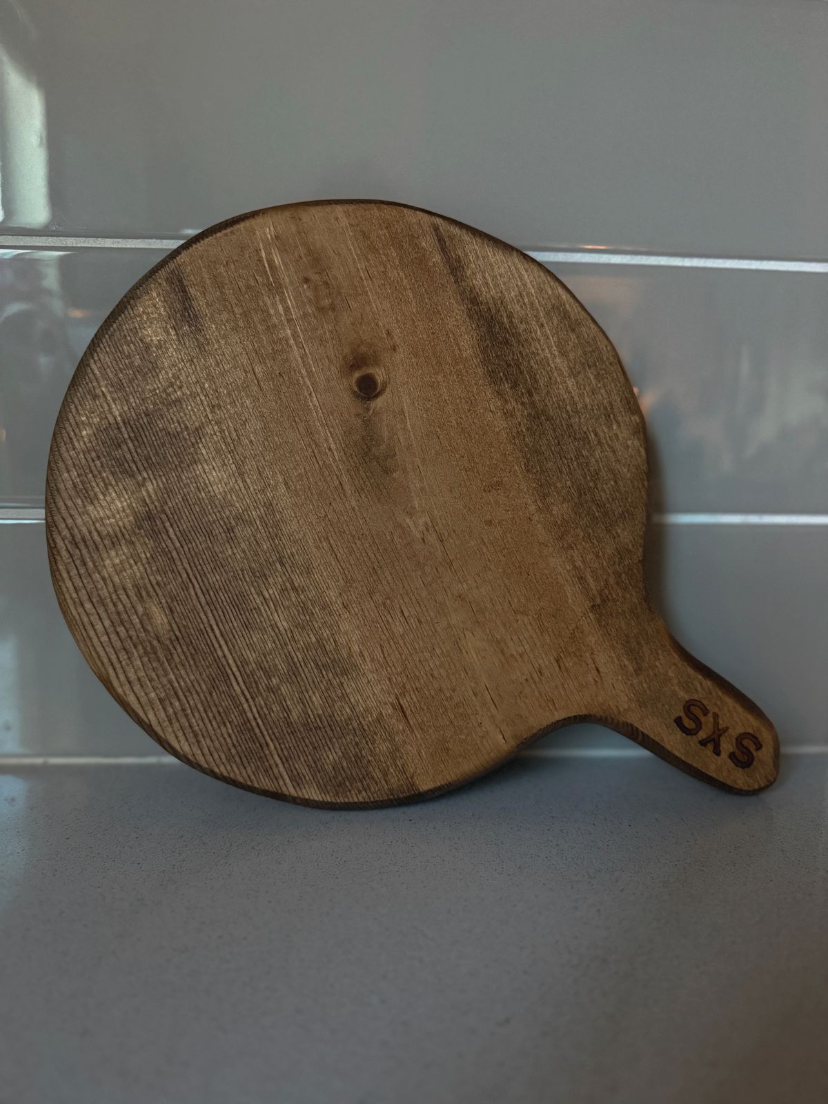 Walnut Stained Pine Wood Cutting Board