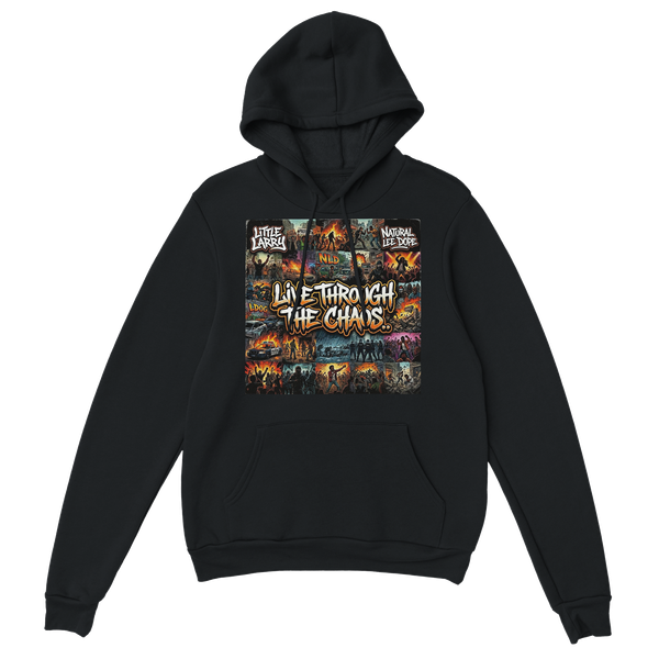 LIVE THROUGH THE CHAOS (feat. Natural Lee Dope) - Classic Unisex Pullover Hoodie
