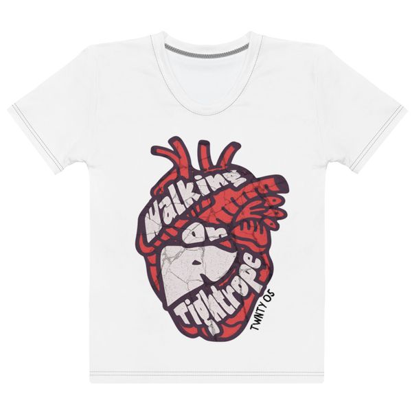 TWNTY O5 All-Over Print Women’s Cotton Crew Neck T-Shirt