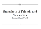 Snapshots of Friends and Tricksters