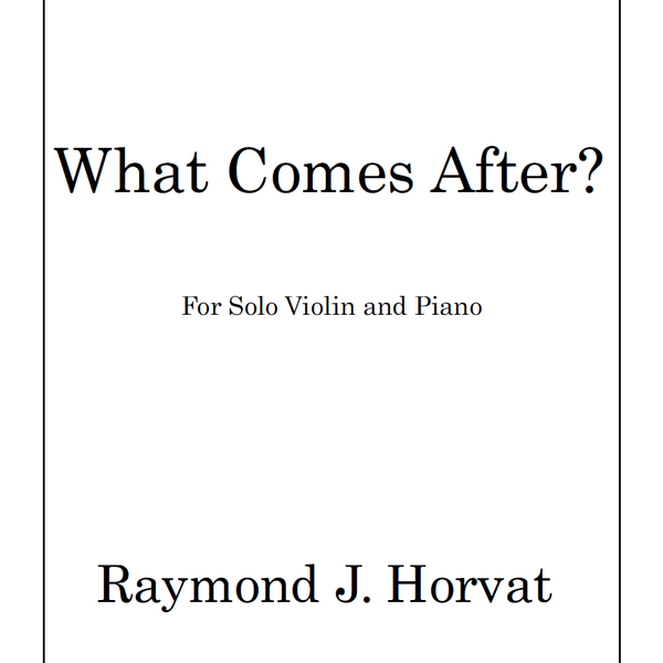 What Comes After?