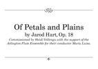 Of Petals and Plains