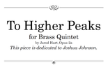 To Higher Peaks
