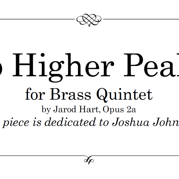 To Higher Peaks