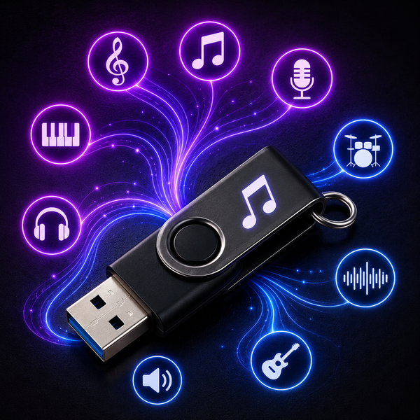 Music Collection USB – 10/20 Original Songs