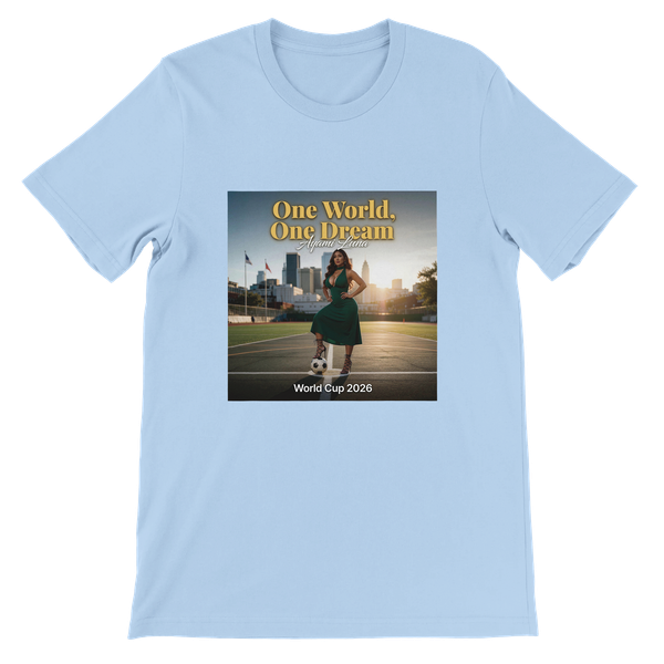 One World, One Dream (world cup 2026) by Ayami Luna - Unisex T-Shirt
