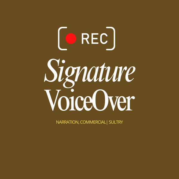 Signature VoiceOver Package
