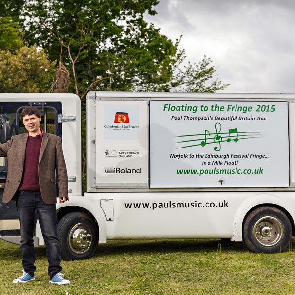 Your Business Logo 50cm x 50cm on the Milk Float