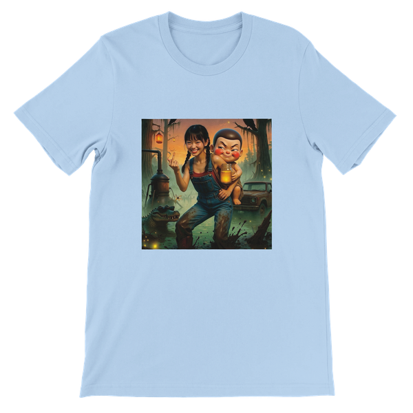 妹妹背着浪娃娃 - Unisex T-Shirt