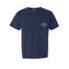 "Across The States" Blue Tee