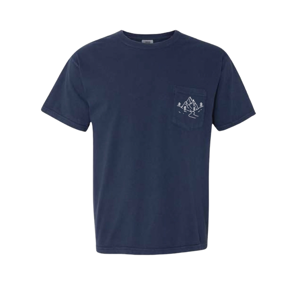 "Across The States" Blue Tee