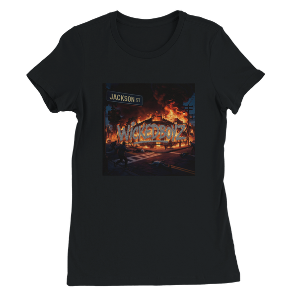 JACKSON ON FIRE - Women’s Cut T-Shirt