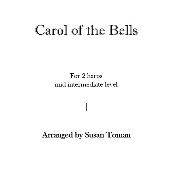 Carol of the Bells (2 Harps)