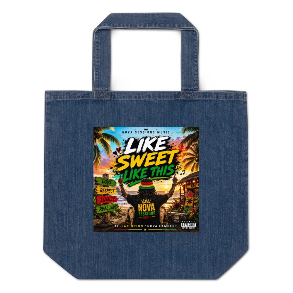Organic Denim Tote Bag | Mantis M196