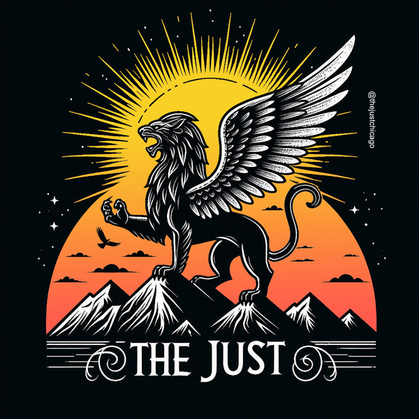 The Just Sunset Logo Sticker – 3x3"