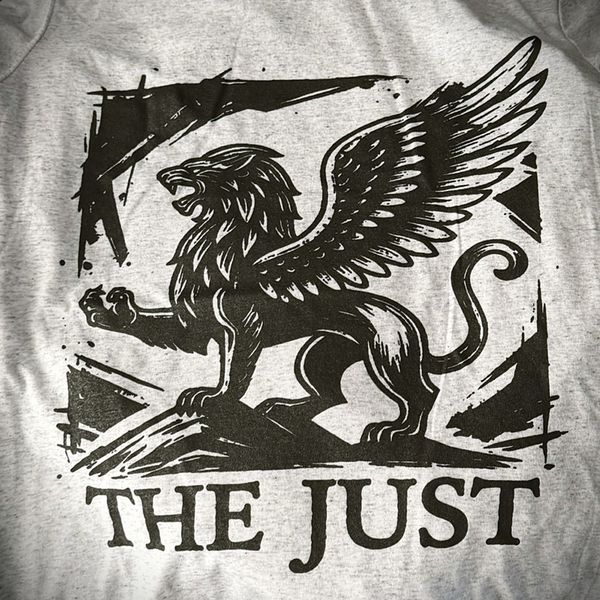 The Just Alt Logo T-Shirt – White Fleck (Premium)