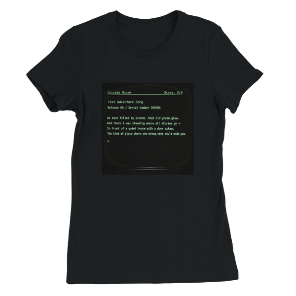 Text Adventure Song - Women’s Cut T-Shirt