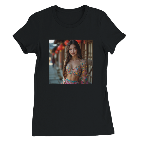 Red Lantern Heart - Women’s Cut T-Shirt