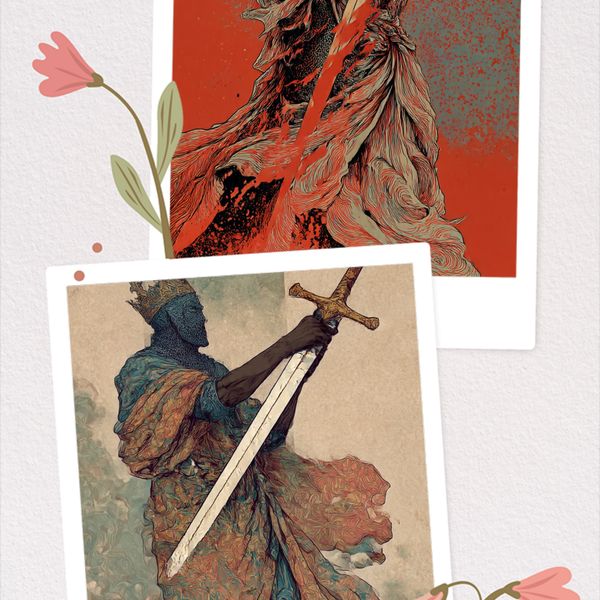 Support the bard, card