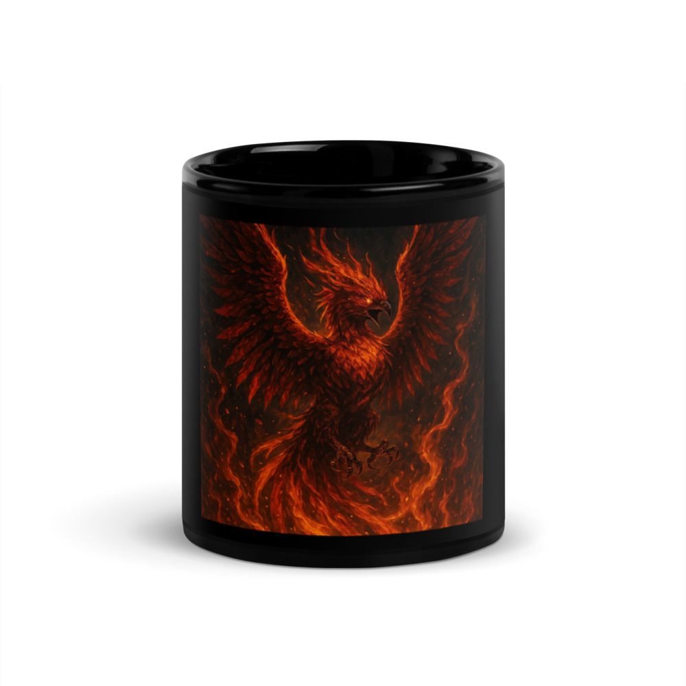 Black Glossy Mug