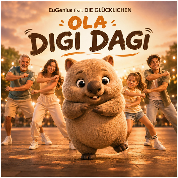 Ola Digi Dagi (feat. DIE GLÜCKLICHEN) - Fine Art Poster