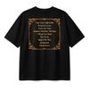 Miracles Album Tee With Tracks on the back.