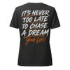 Yung Luv “Chase A Dream” Women’s Relaxed V-Neck Tee